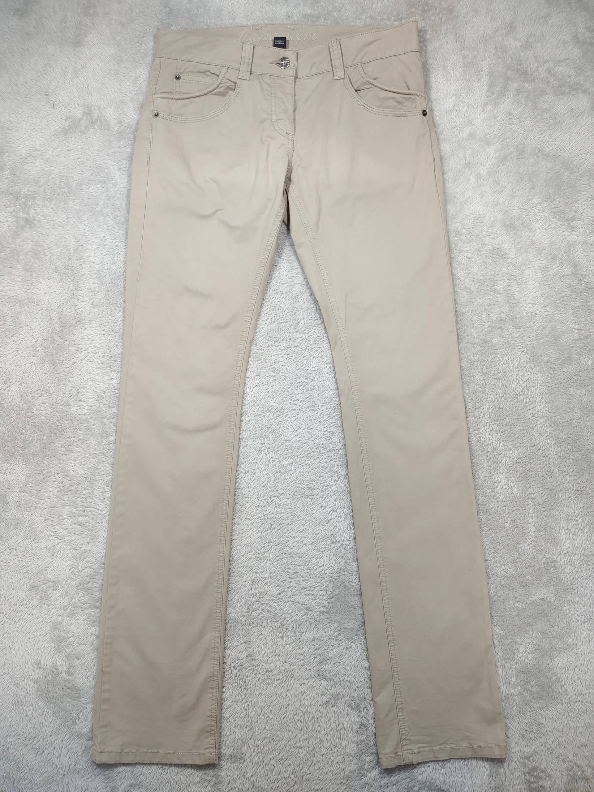 Napapijri NAPAPIJRI BEIGE CREAM TROUSERS JEANS Size 32" / US 10 / IT 46 - 1 Thumbnail