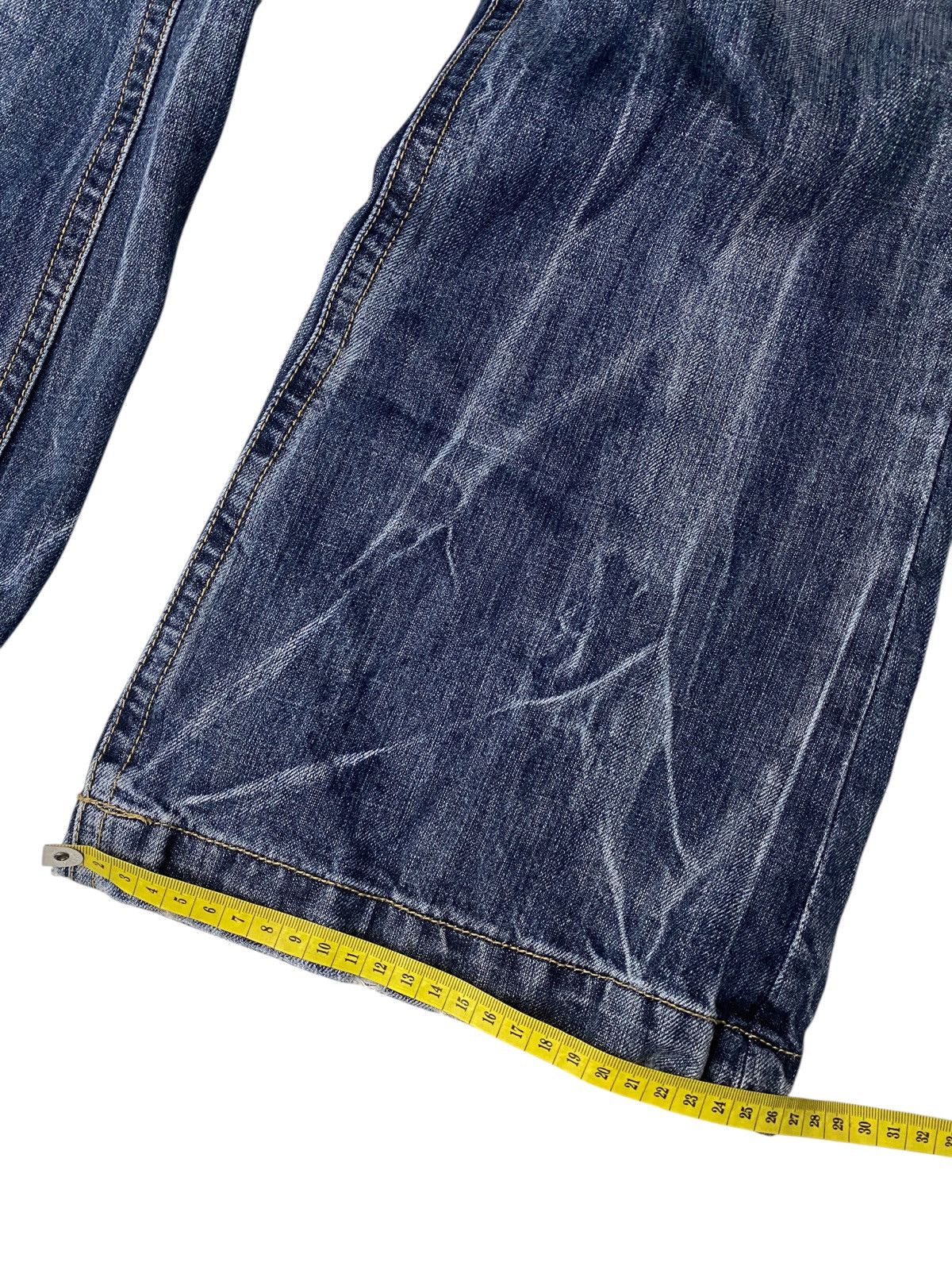 If Six Was Nine 2000's Oririn Wings Seawash Studded Flared Jeans Size US 28 / EU 44 - 9 Thumbnail