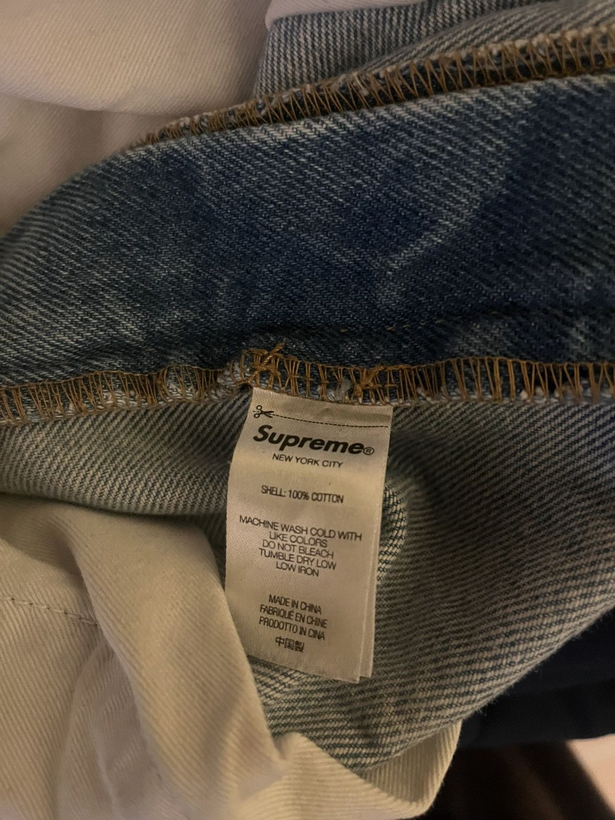 Supreme Supreme Baggy Jean Size US 30 / EU 46 - 7 Thumbnail