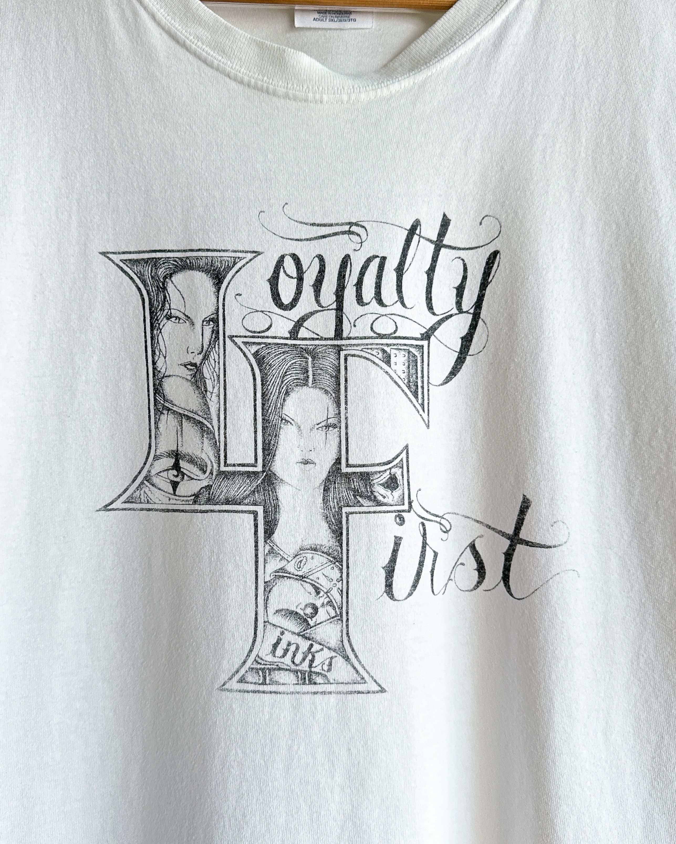 Vintage Vintage 2000s Chula Chicano Art T Shirt Men's 3XL Loyalty Size US XXL / EU 58 / 5 - 2 Thumbnail
