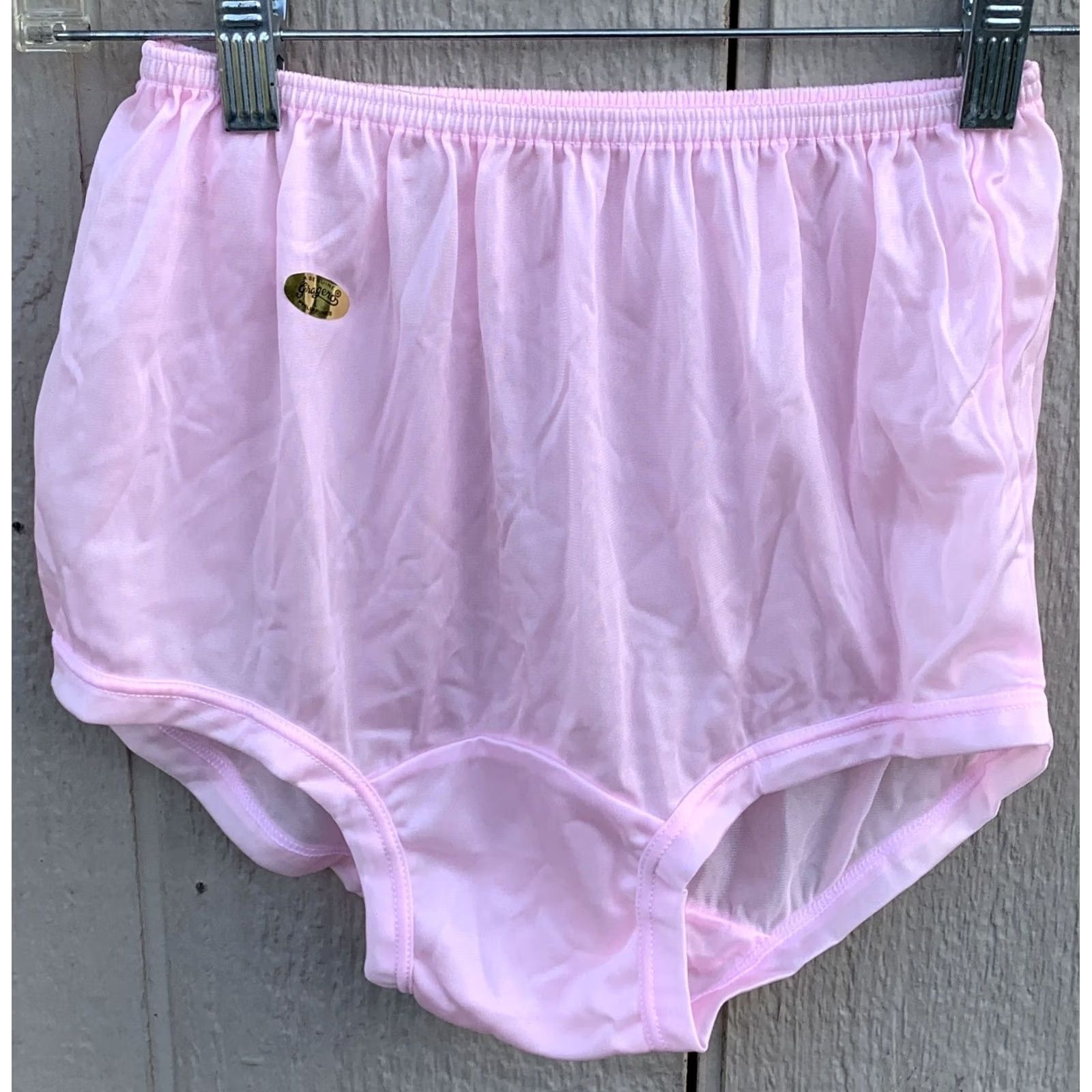 Vintage VINTAGE Gragero Panties Briefs Pink Nylon Size L Women Size 36" / US 14 / IT 50 - 4 Thumbnail