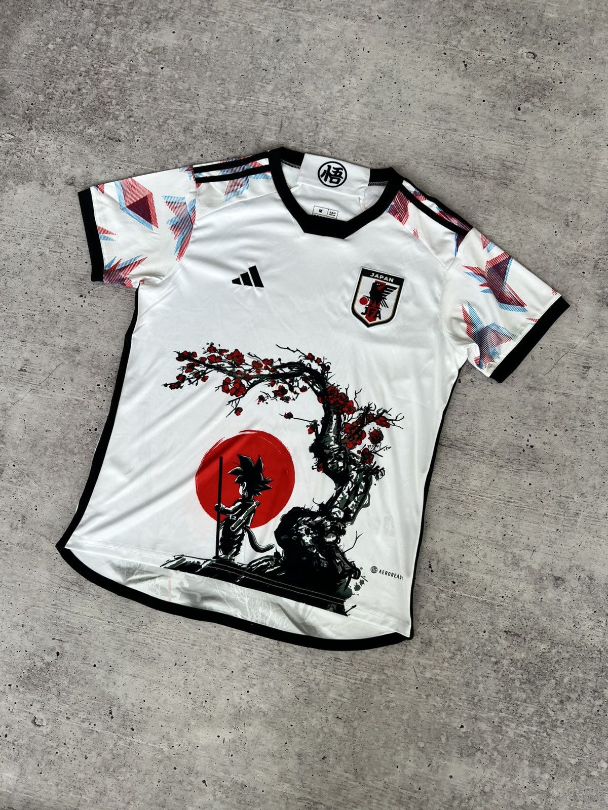 Anime Adidas Japan Black Big Logo Soccer Jersey Size US M / EU 48-50 / 2 - 2 Thumbnail