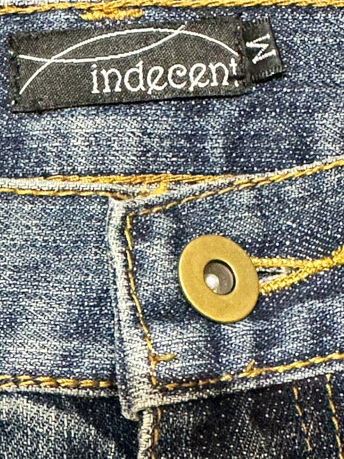 Independent Trading Co. Vintage Indecent Flare Whiskers Grunge Denim Size US 32 / EU 48 - 6 Thumbnail