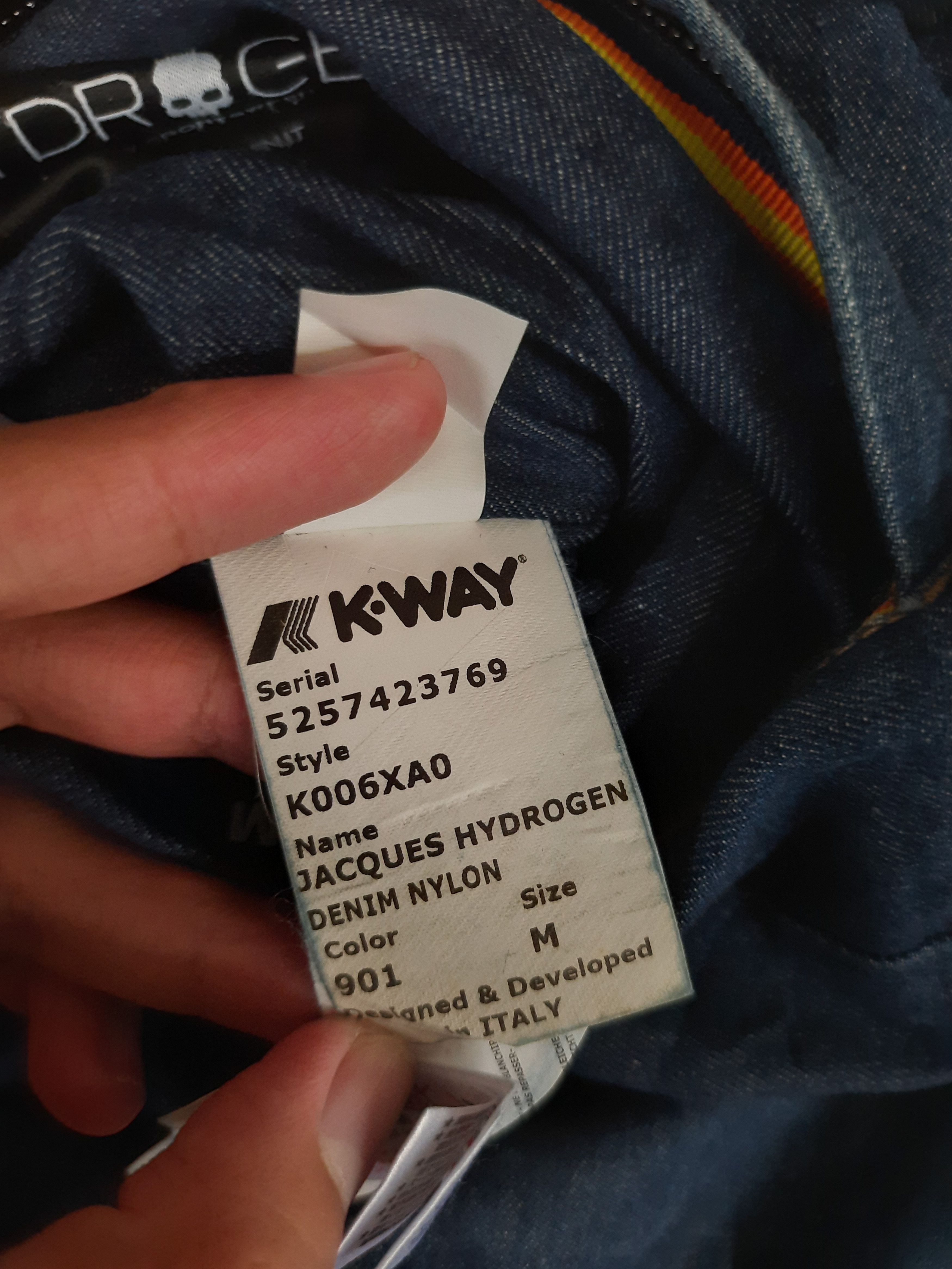 HYDROGEN Hydrogen kway reversible nylon denim jacket Size US M / EU 48-50 / 2 - 9 Thumbnail