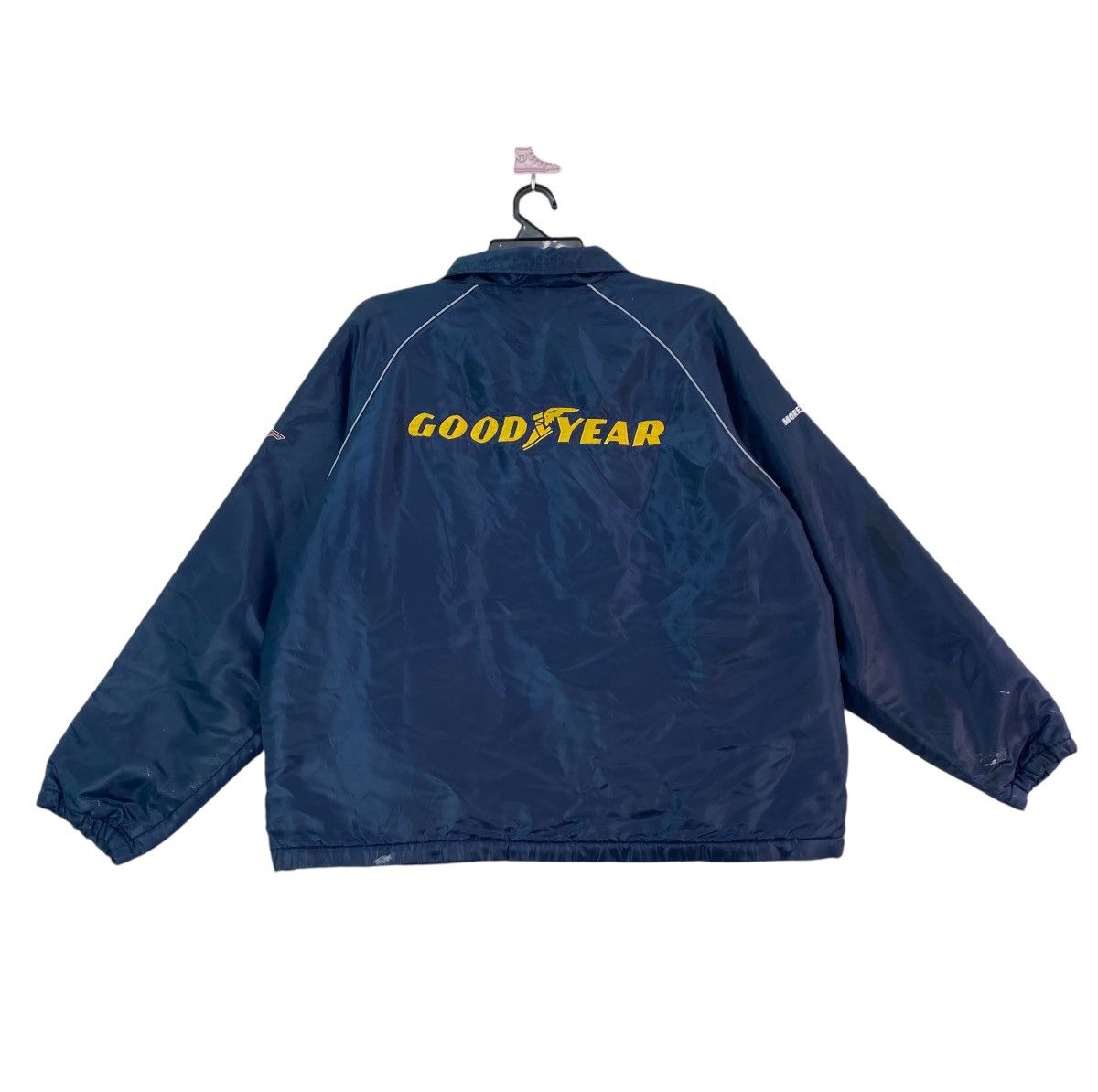 Vintage Vtg 90s Good Year Tyre Crew racing motorsport bomber jacket Size US L / EU 52-54 / 3 - 1 Thumbnail