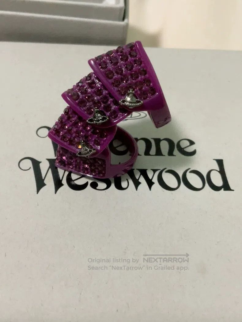 Vivienne Westwood Vivienne Westwood size M Diamond Armor Ring Size ONE SIZE - 1 Thumbnail