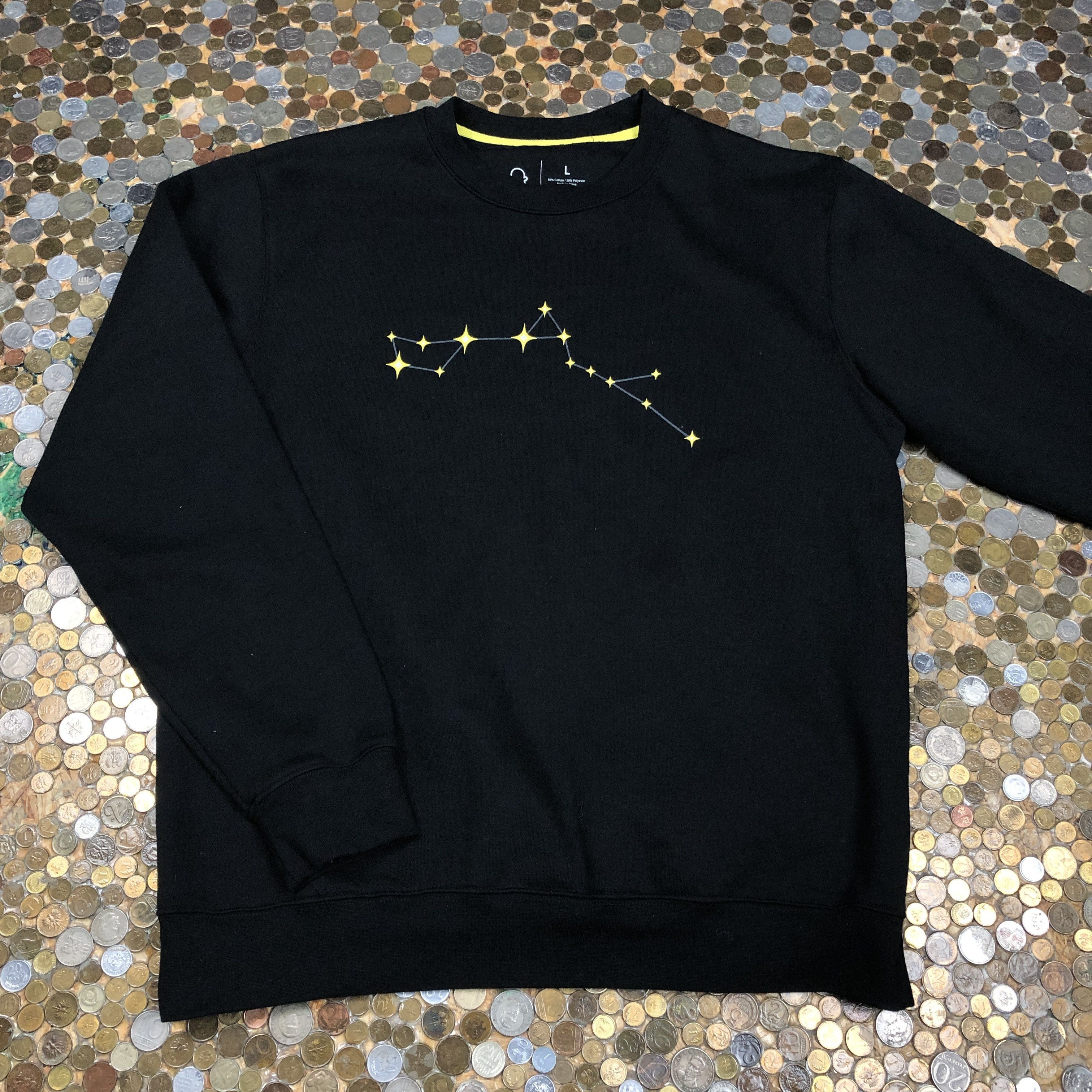 Vintage Snapchat Crewneck constelation sweatshirt 90's Size US L / EU 52-54 / 3 - 1 Thumbnail