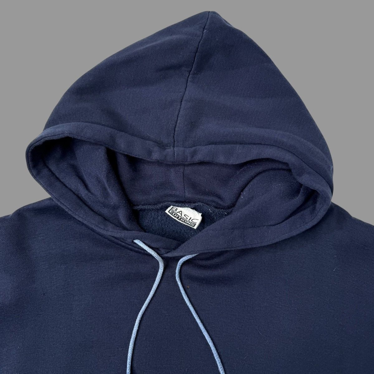 Vintage Vintage 1990s blank hoodie Size US XL / EU 56 / 4 - 3 Thumbnail