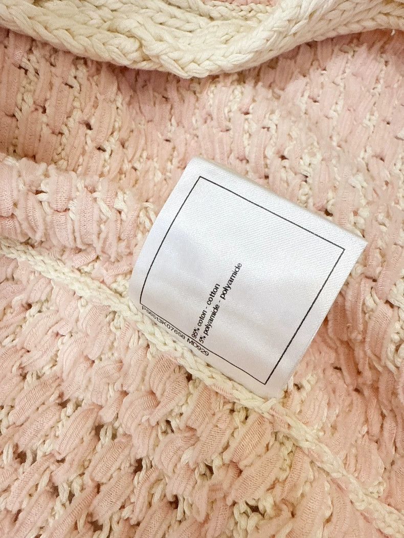 Chanel Chanel Simple and versatile pink knitted cardigan coat Size XXS / US 00 / IT 34 - 9 Thumbnail