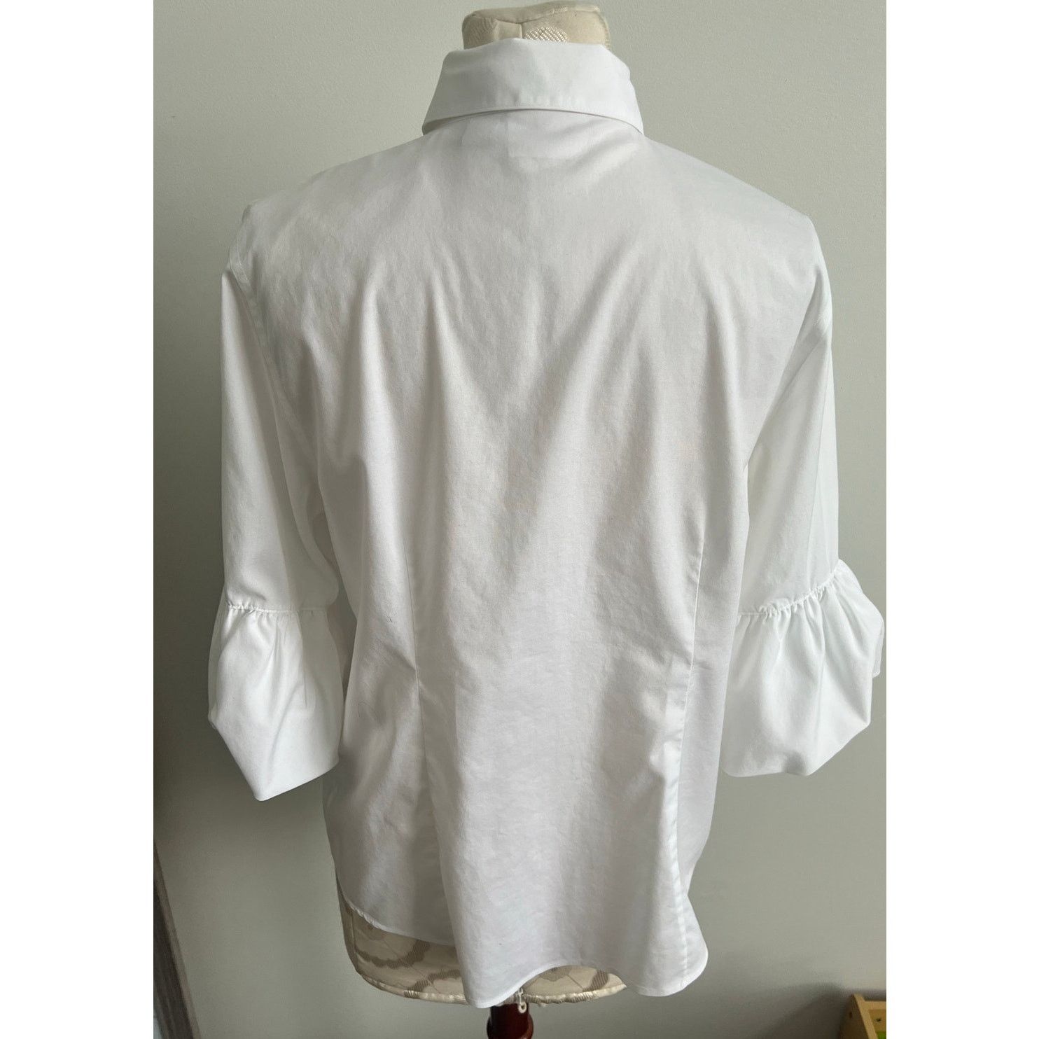 Chicos Chicos Women's Puff Sleeve Button Up Blouse Size 0 (US S) Size S / US 4 / IT 40 - 5 Thumbnail