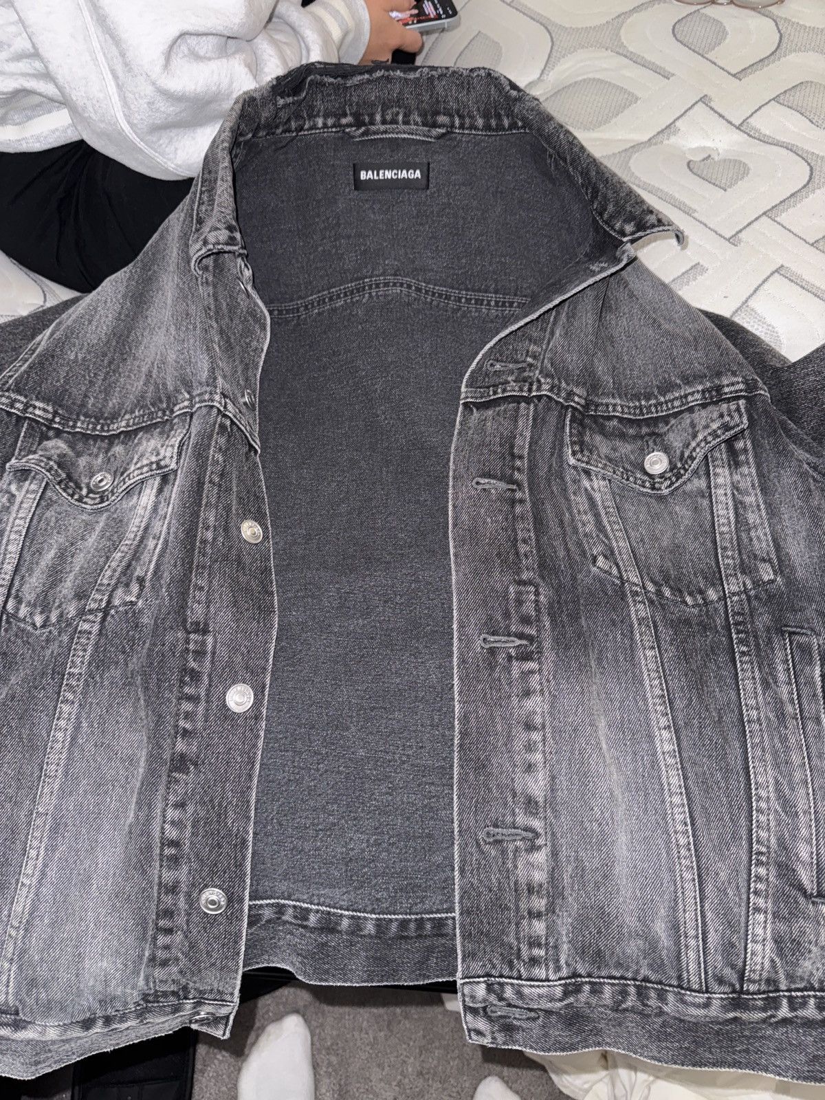 Balenciaga Black Balenciaga Denim with Red Logo Size US M / EU 48-50 / 2 - 5 Thumbnail