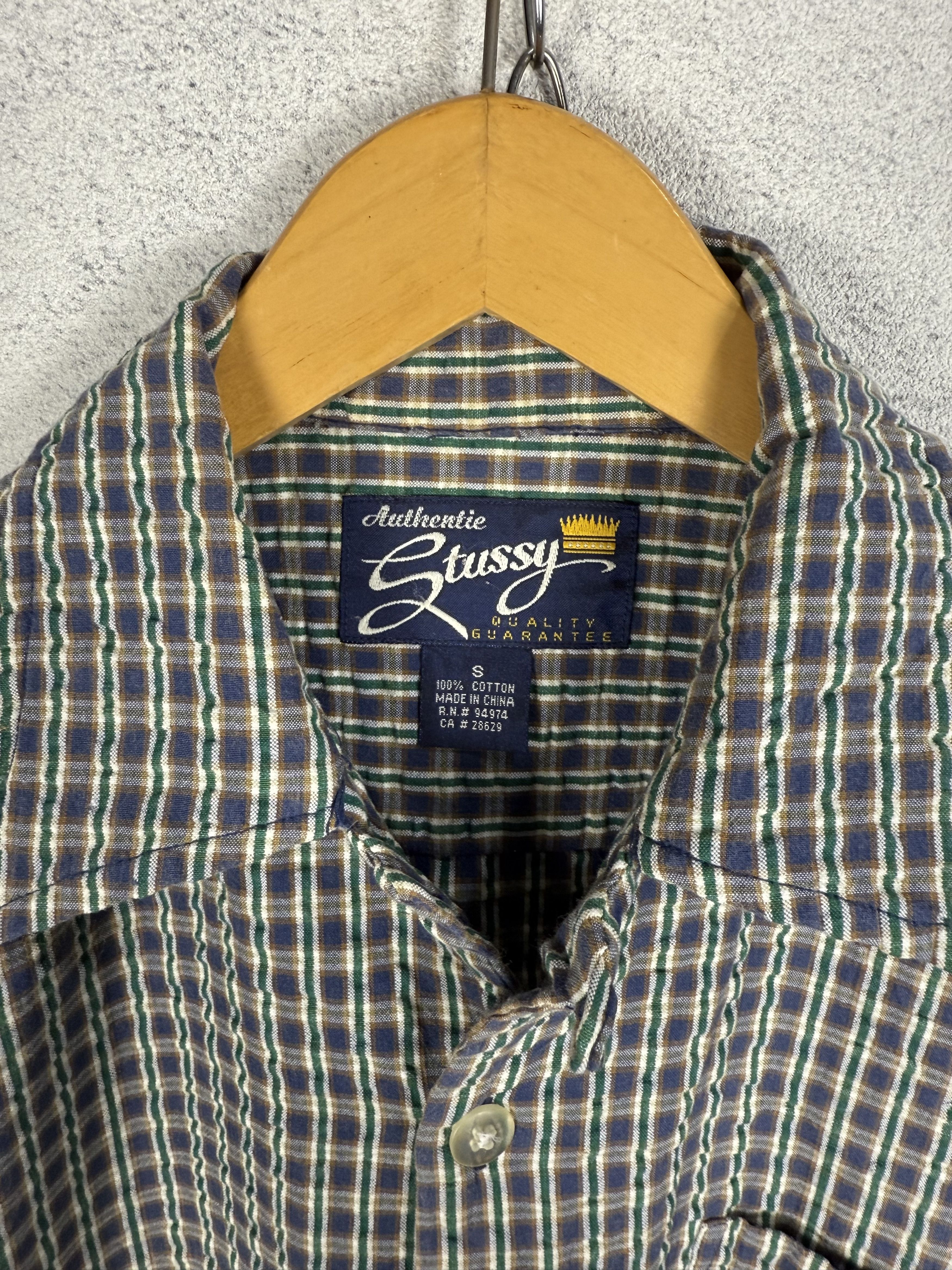 Stussy Vintage Stussy Plaid Shirt Size US S / EU 44-46 / 1 - 7 Thumbnail