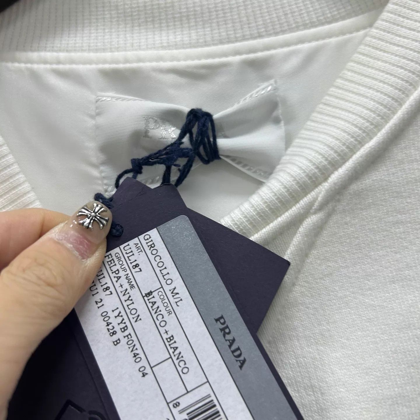 Prada Prada New Logo Crewneck Sweatshirt L ys001583 Size US L / EU 52-54 / 3 - 4 Thumbnail