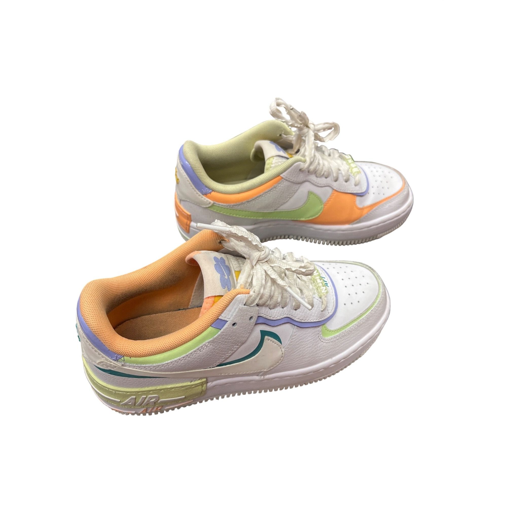 Nike Nike Air Force 1 DX3718-100 wms shadow white multi color sne Size US 7 / IT 37 - 3 Thumbnail