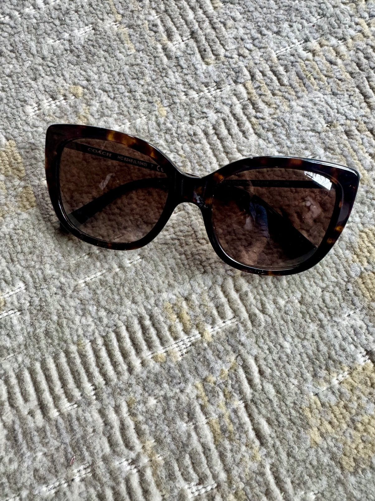 Coach COACH Women's Tortoiseshell Sunglasses - HC 8246 Size ONE SIZE - 8 Thumbnail