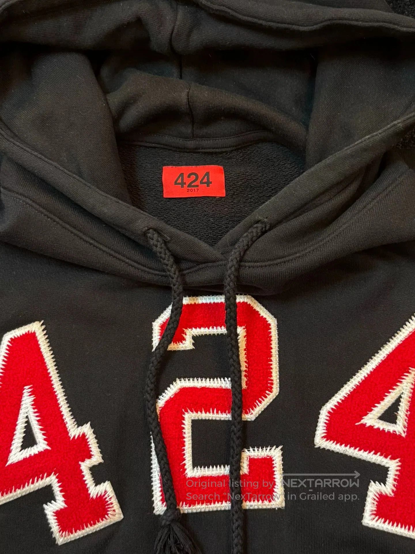 424 424 Embroidered Hoodie. Size US XL / EU 56 / 4 - 3 Thumbnail