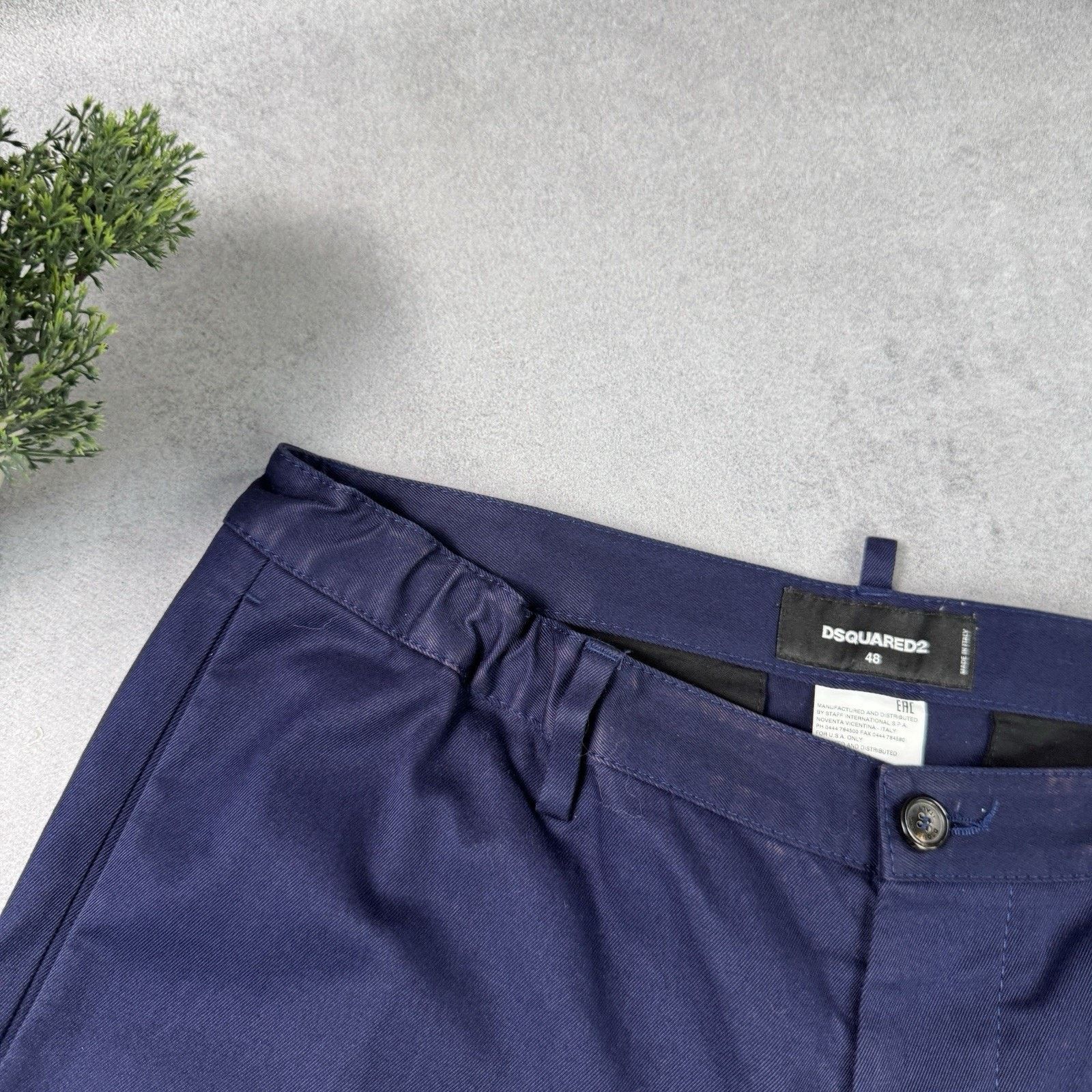 Dsquared2 Dsquared2 Blue Men Chino Pants Size 48 Jeans Size US 32 / EU 48 - 2 Thumbnail