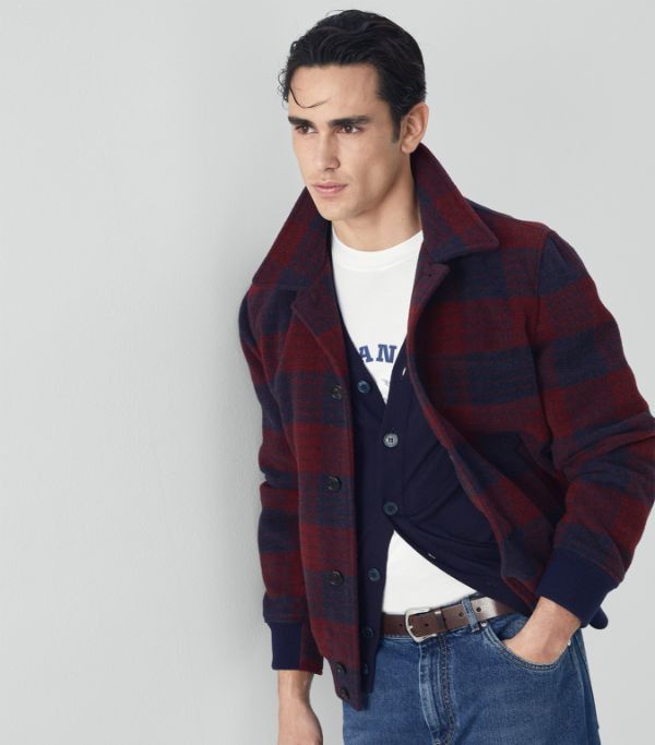 Brunello Cucinelli Jacket in Red Size US L / EU 52-54 / 3 - 3 Thumbnail