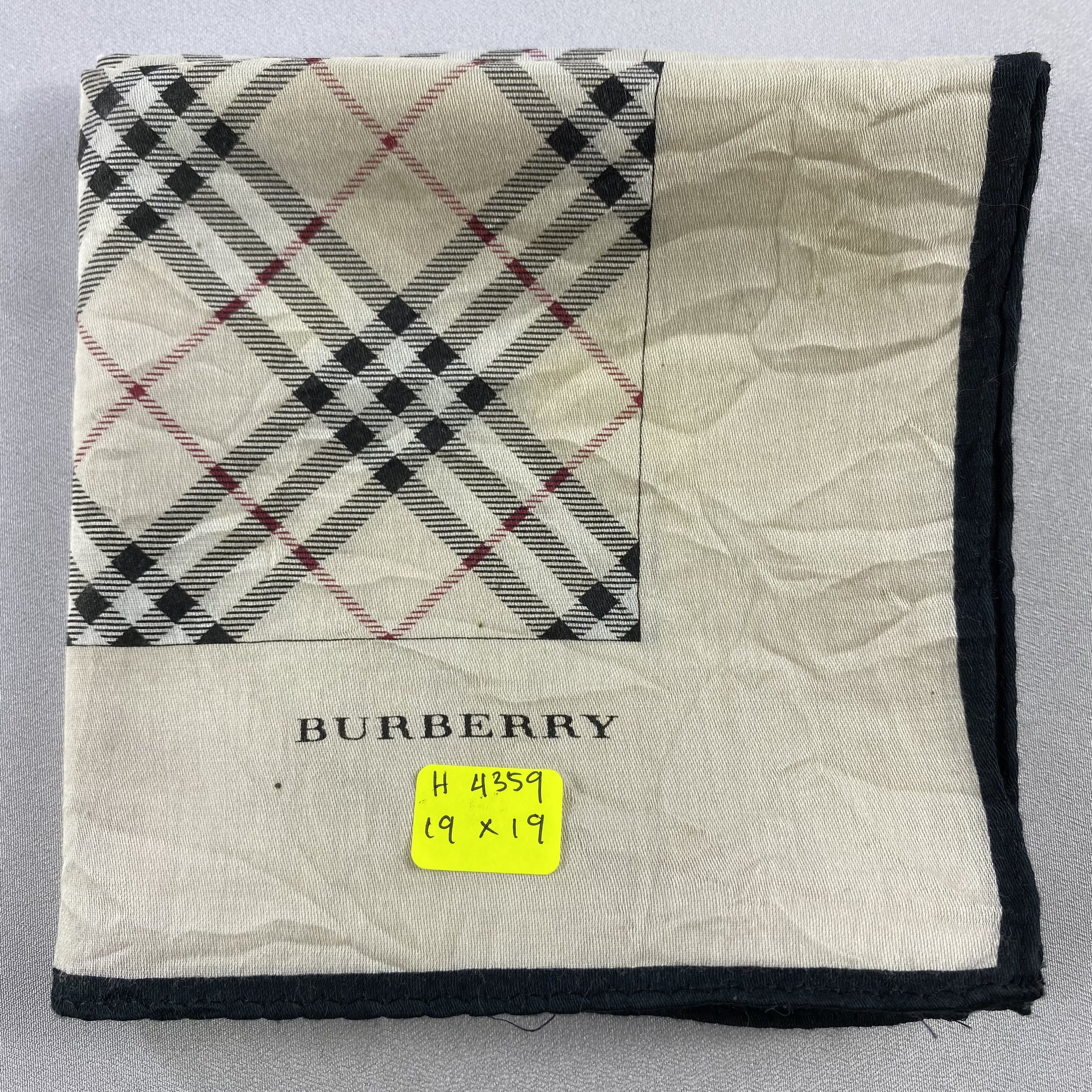 Burberry × Vintage Burberry Bandana/ Handkerchief / Neckerchief Size ONE SIZE - 5 Thumbnail