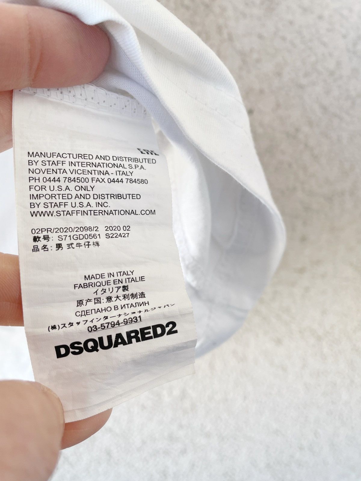 Dsquared2 Dsquared2 ICON Men T-Shirt Big Logo Size S Made In Italy Size US S / EU 44-46 / 1 - 9 Thumbnail