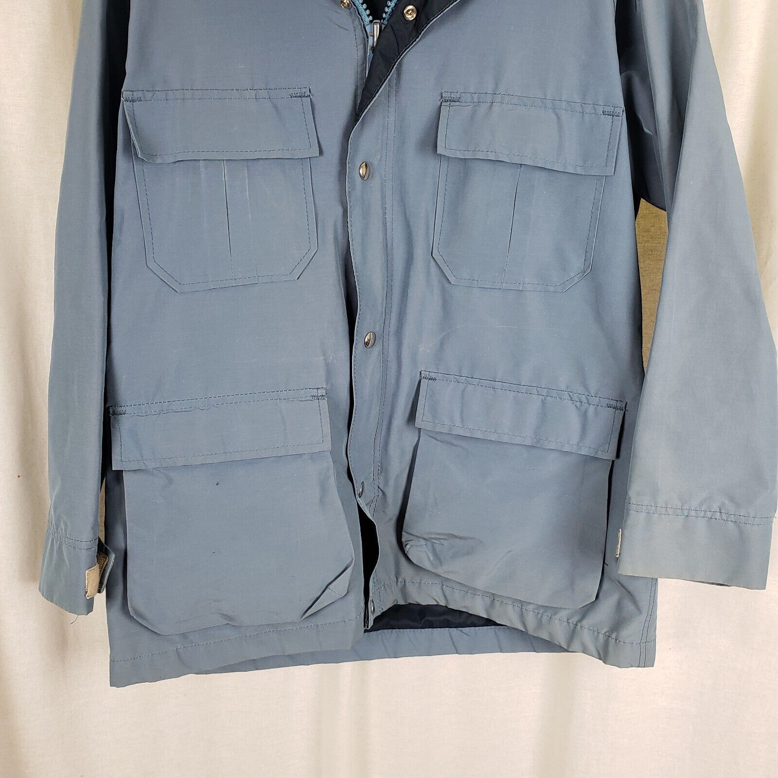 L.L. Bean Vtg LLBean Baxter State Parka Slate Hooded Coat Windbreaker Size US M / EU 48-50 / 2 - 4 Thumbnail