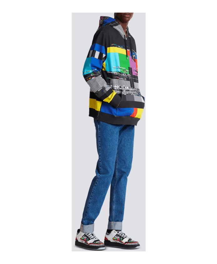 Balmain o1y0426 Hoodie in Multicolor Size US M / EU 48-50 / 2 - 3 Thumbnail