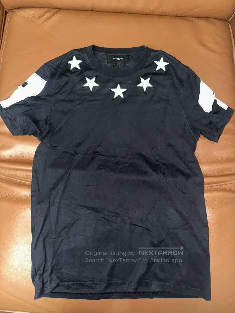 Givenchy Givenchy Black Five-Star Short Sleeve T-Shirt Size US S / EU 44-46 / 1 - 2 Thumbnail