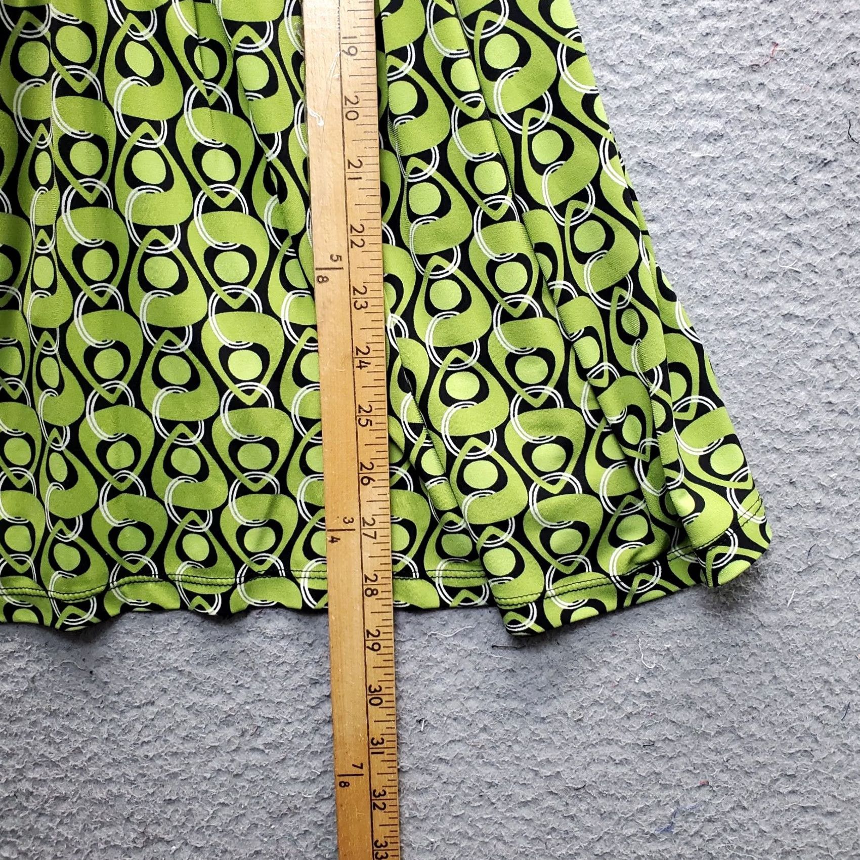 Apt. 9 Apt. 9 Womens Blouse Size 3X Multicolor Geometric Tie Waist Deep V-Neck Short Sleeve Pullover Tunic Top Size XXL / US 16-18 / IT 52-54 - 3 Thumbnail