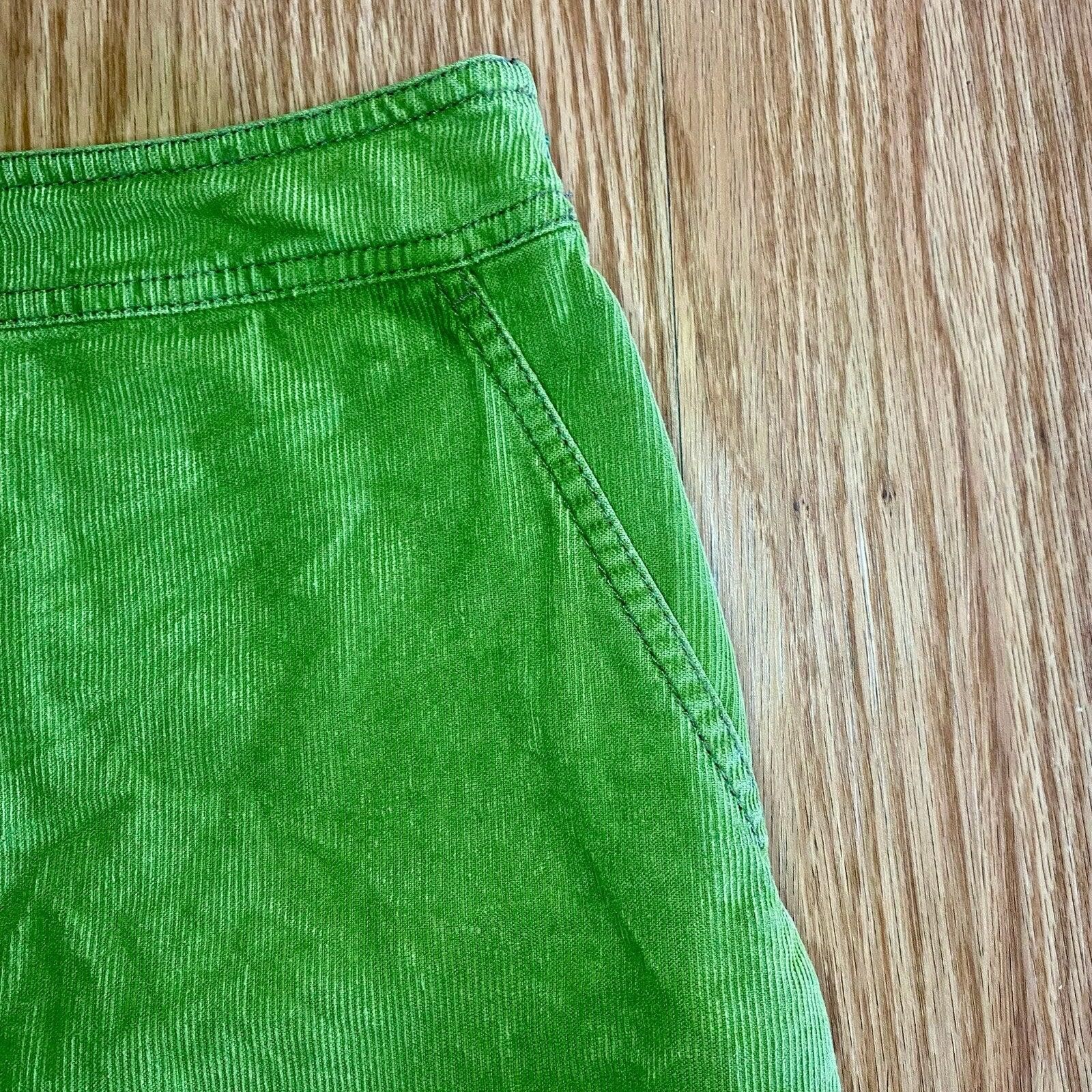 Boden Boden Preppy Green Corduroy Mini Skirt Womens 8 Regular Size 30" / US 8 / IT 44 - 3 Thumbnail