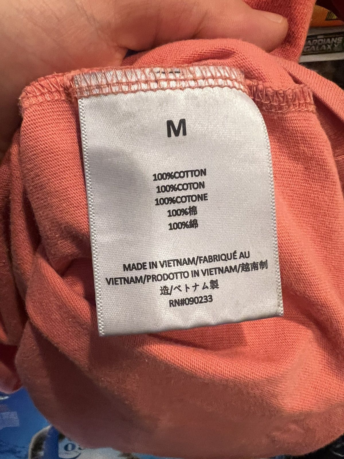 Essentials × Fear of God Fear of God Essentials FOG Coral Pink Logo Tee Size US M / EU 48-50 / 2 - 7 Thumbnail