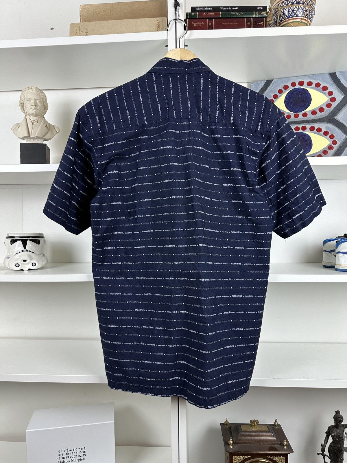 Moschino Vintage 90s Moschino jeans shortsleeve shirt Size US L / EU 52-54 / 3 - 5 Thumbnail