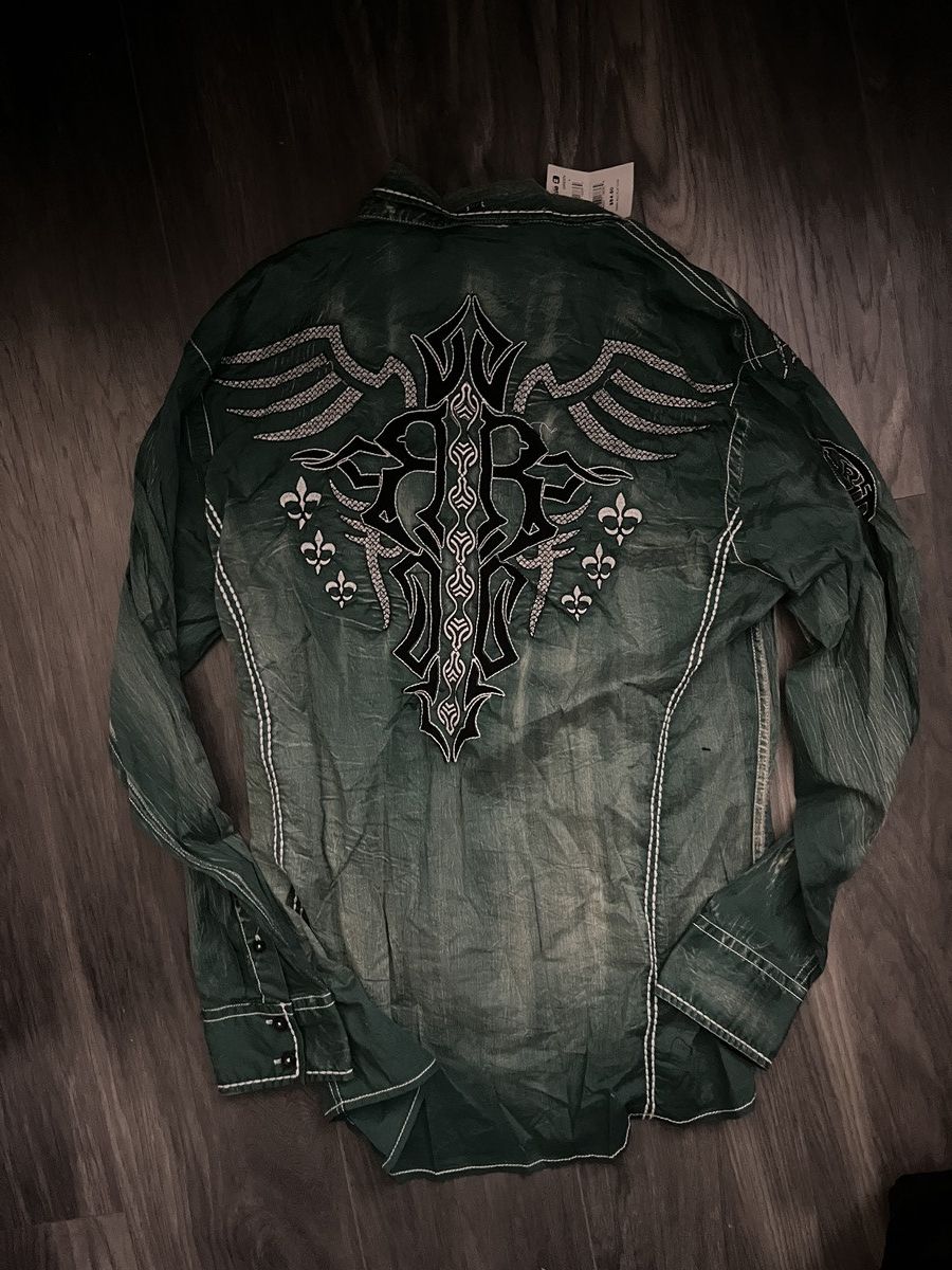 Roar Vintage Y2K Embroidered Button-Up Size US L / EU 52-54 / 3 - 4 Thumbnail