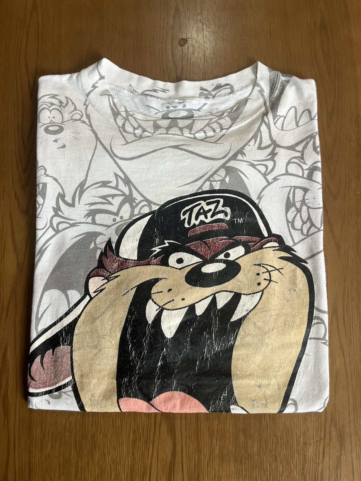 Warner Bros Vintage TAZ (ovp) Looneytunes 1993’s Warner Bros Tshirt Size US XL / EU 56 / 4 - 1 Thumbnail