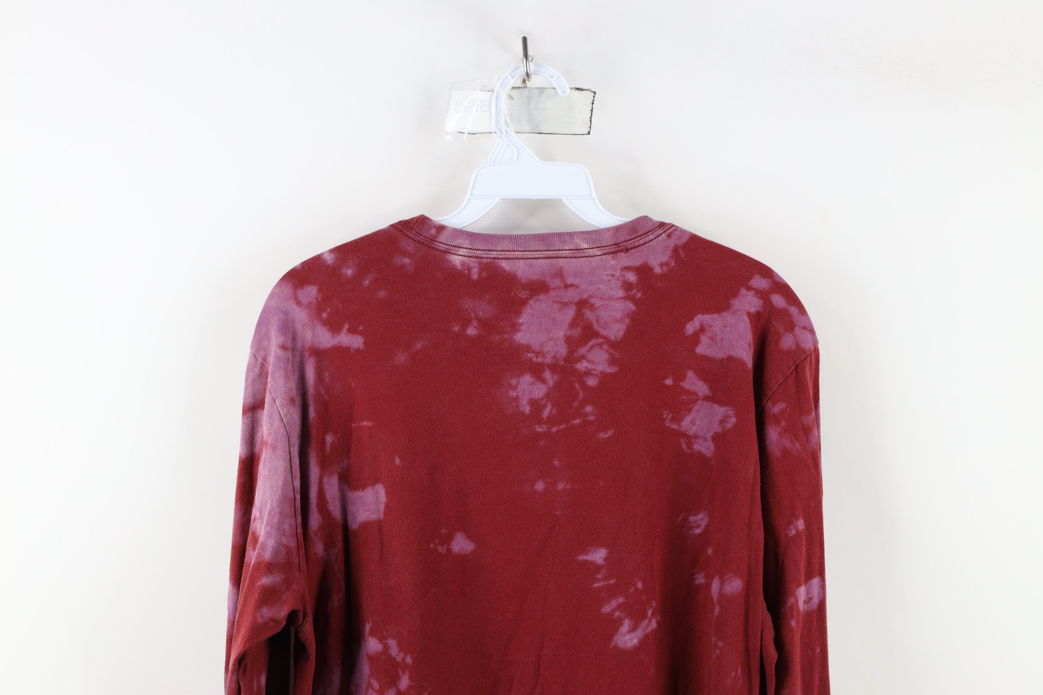 Nike × Vintage Vintage Y2K Nike Mini Swoosh Acid Wash Long Sleeve T-Shirt Size US M / EU 48-50 / 2 - 11 Thumbnail