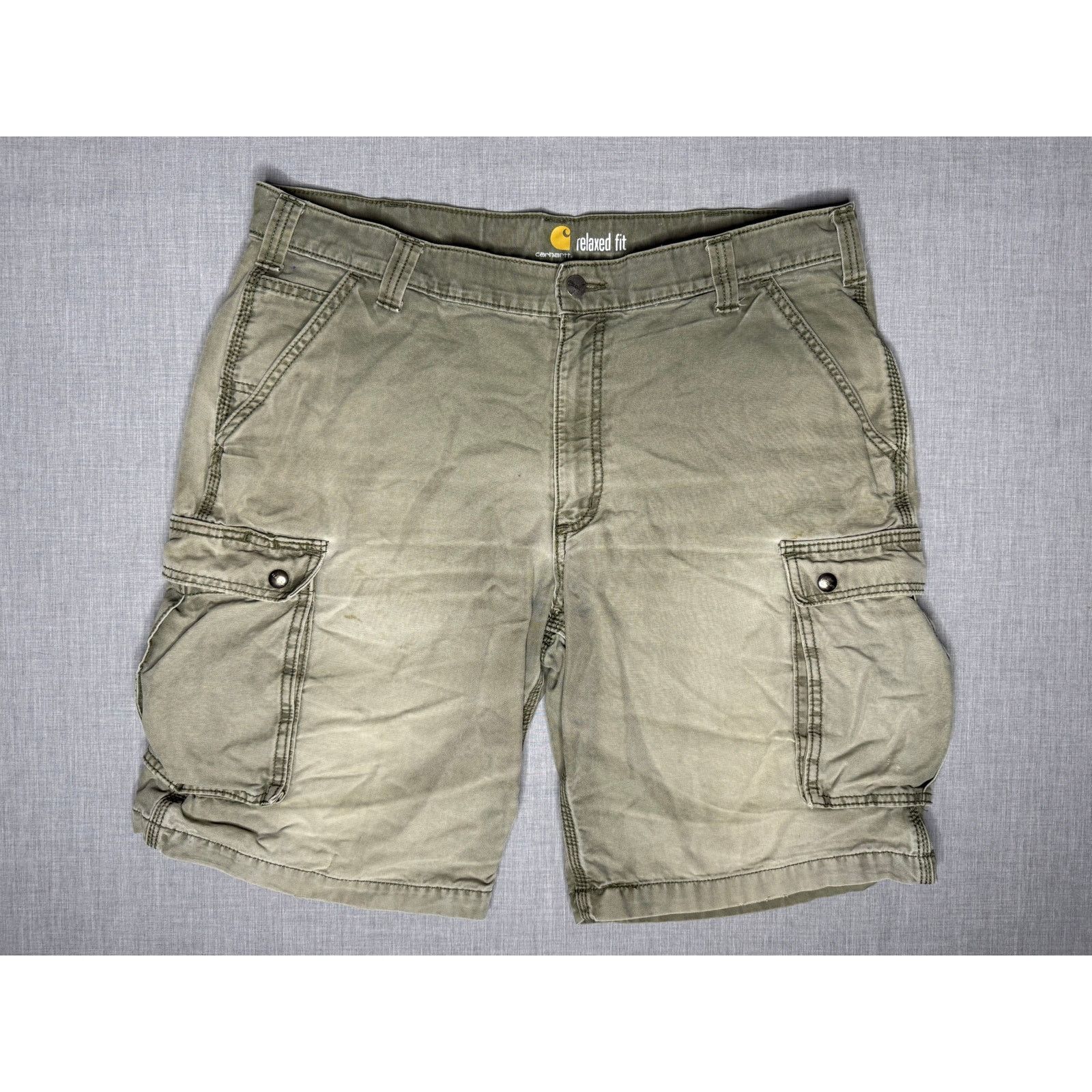 Carhartt Carhartt Relaxed Fit Faded Cargo Utility Workwear Shorts 38 Size US 38 / EU 54 - 1 Thumbnail