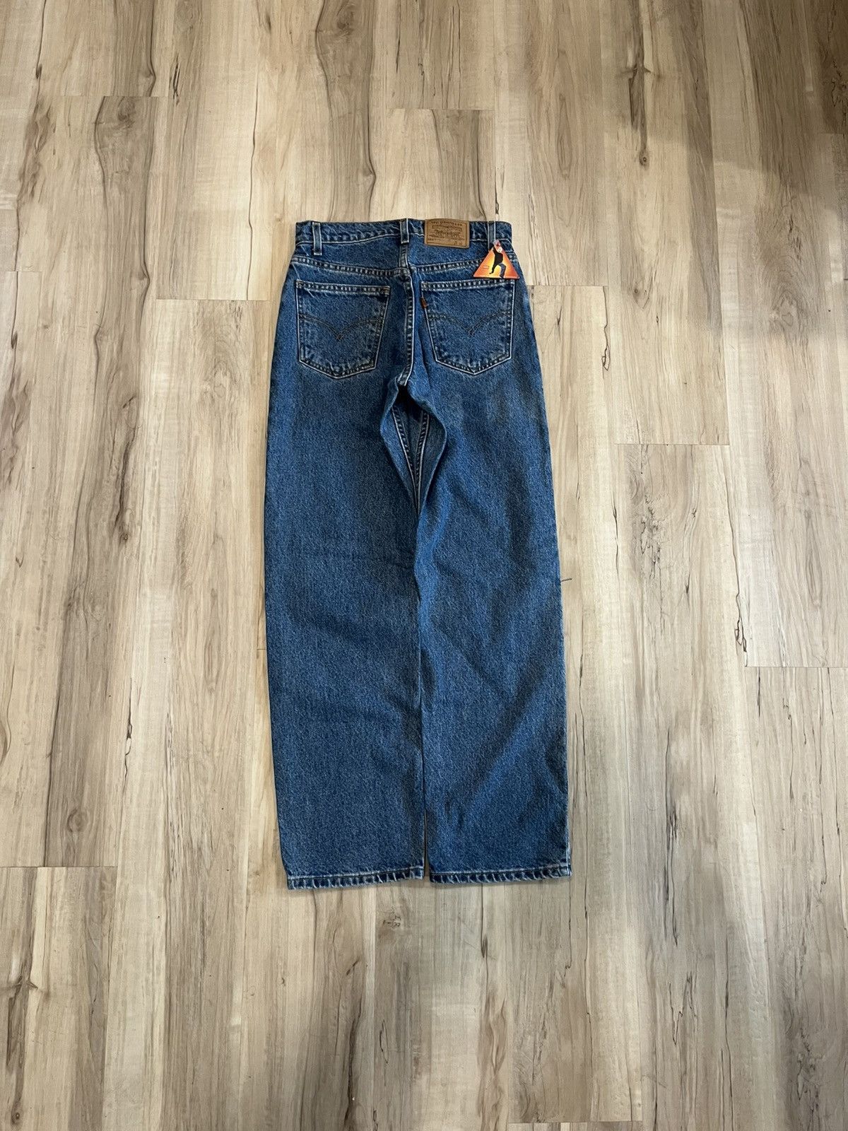 Levi's × Vintage Levi’s 562 orange tab made in USA jeans vintage 90s Size US 27 - 2 Thumbnail