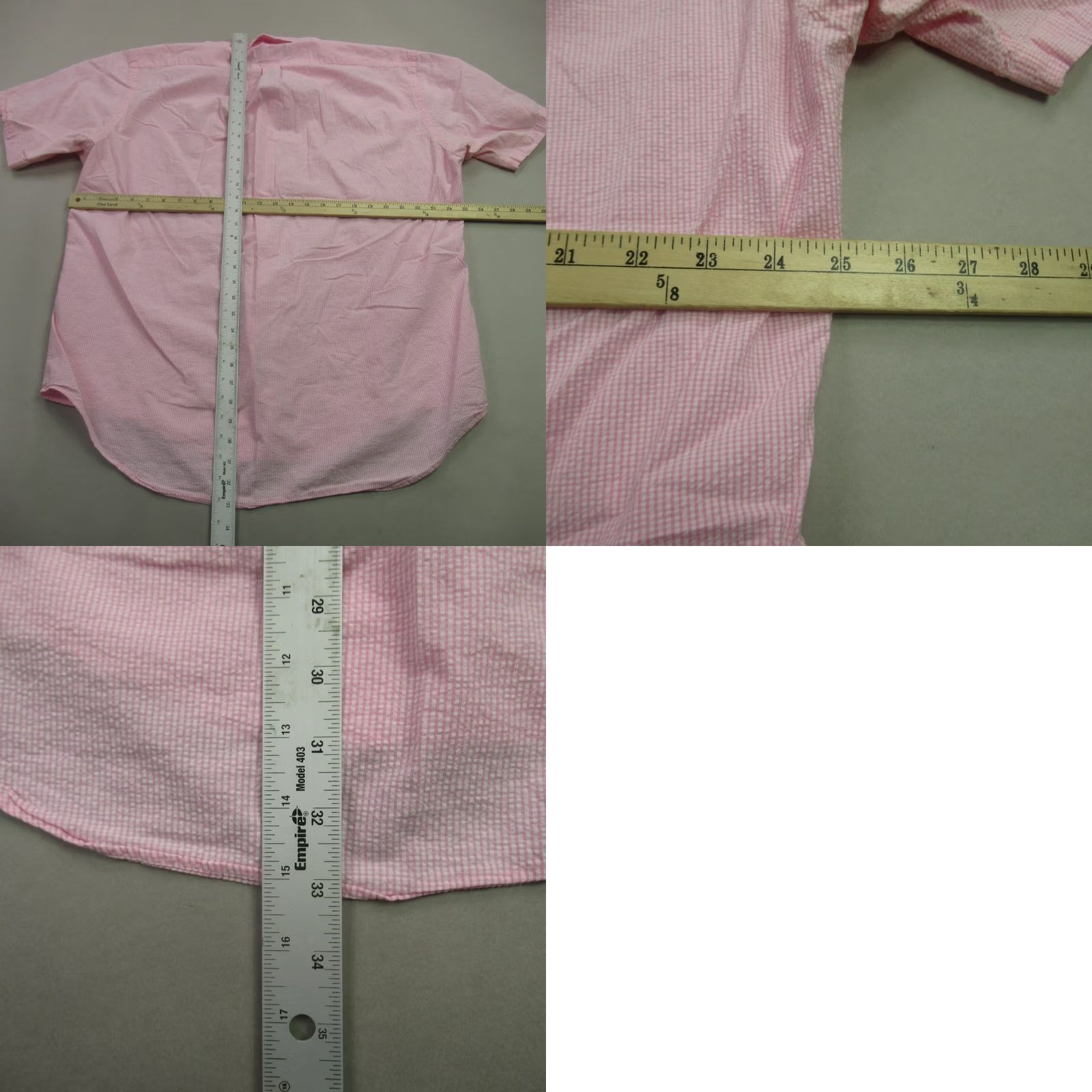 Polo Ralph Lauren Ralph Lauren Shirt Mens XL Short Sleeve Button Up Check Pink Size US XL / EU 56 / 4 - 8 Thumbnail