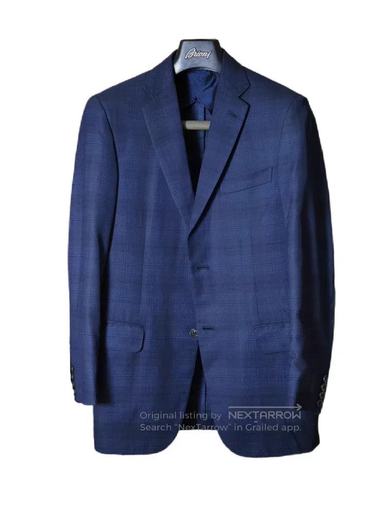 Brioni Brioni Wool and silk handmade single-breasted suit Size US S / EU 44-46 / 1 - 1 Thumbnail