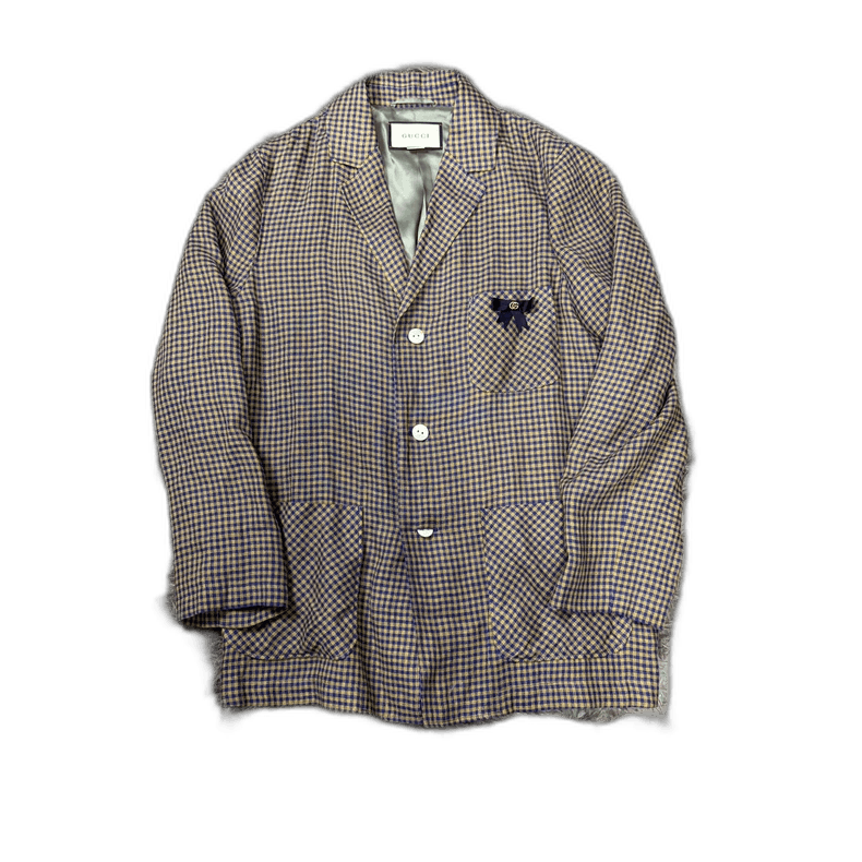 Gucci Gucci Checked Single-Breasted Casual Blazer Size US XXL / EU 58 / 5 - 1 Thumbnail