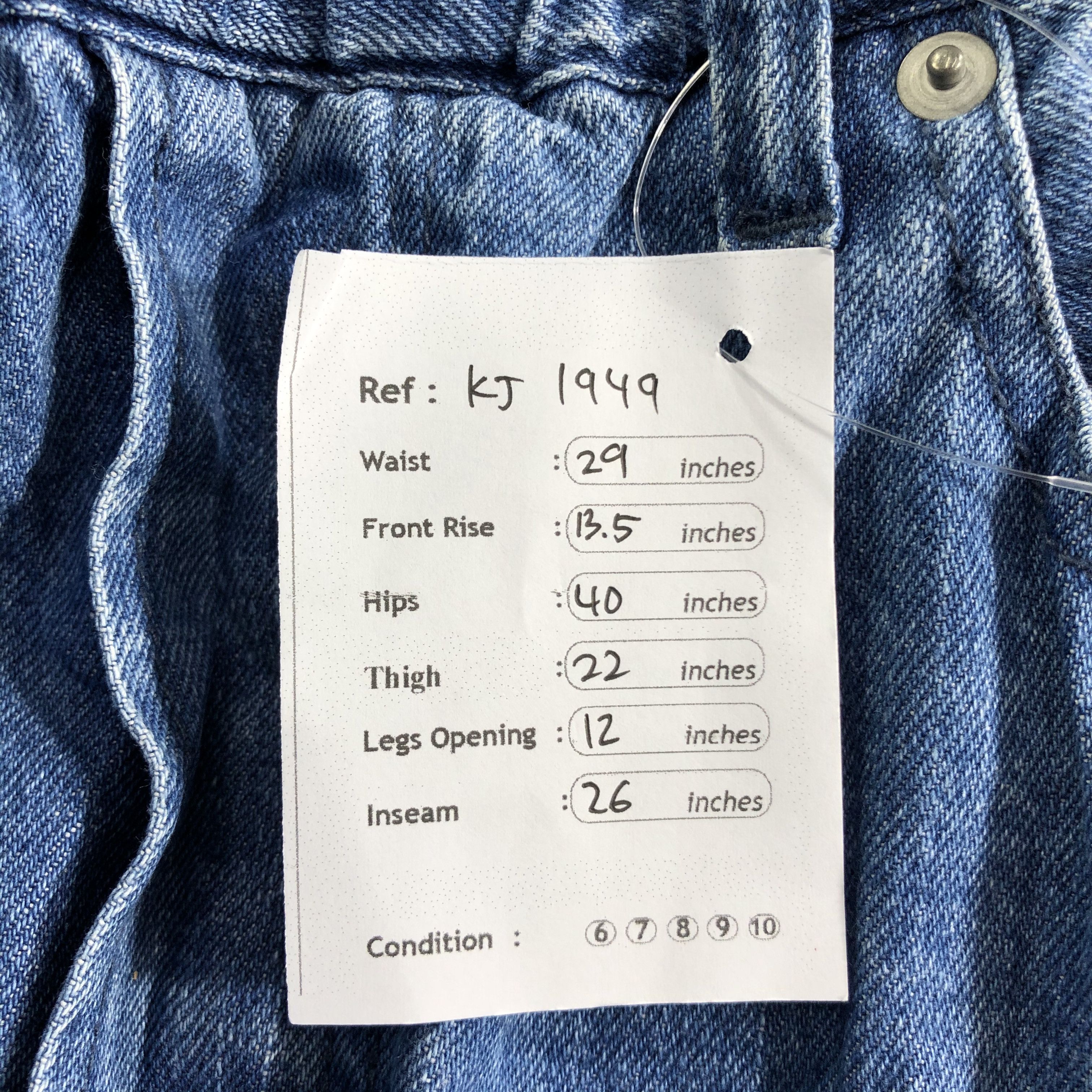 Japanese Brand Japanese Brand Patchwork Jogger Denim KJ1949 Size US 30 / EU 46 - 11 Thumbnail