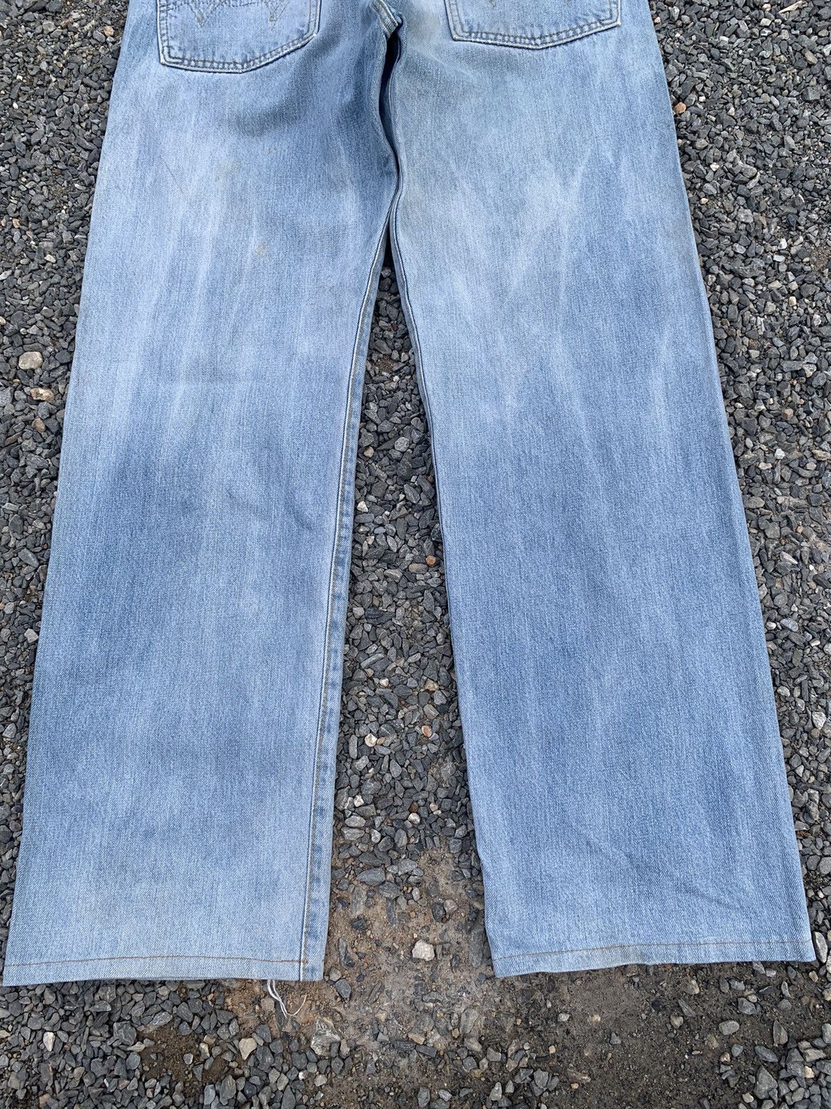 Kapital VINTAGE EDWIN 505X SELVEDGE FADED BAGGY DISTRESSED DENIM Size US 32 / EU 48 - 19 Thumbnail
