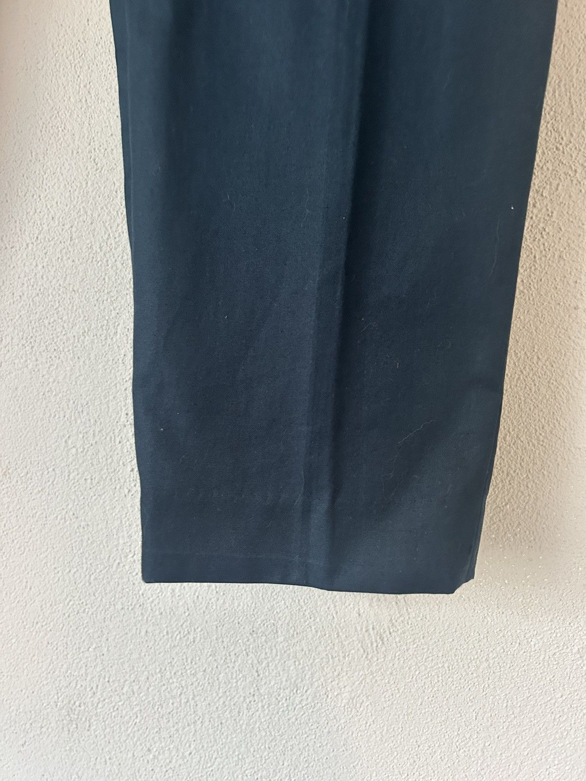 Brunello Cucinelli Navy Cotton Tailored Trousers Size US 40 / EU 56 - 6 Thumbnail