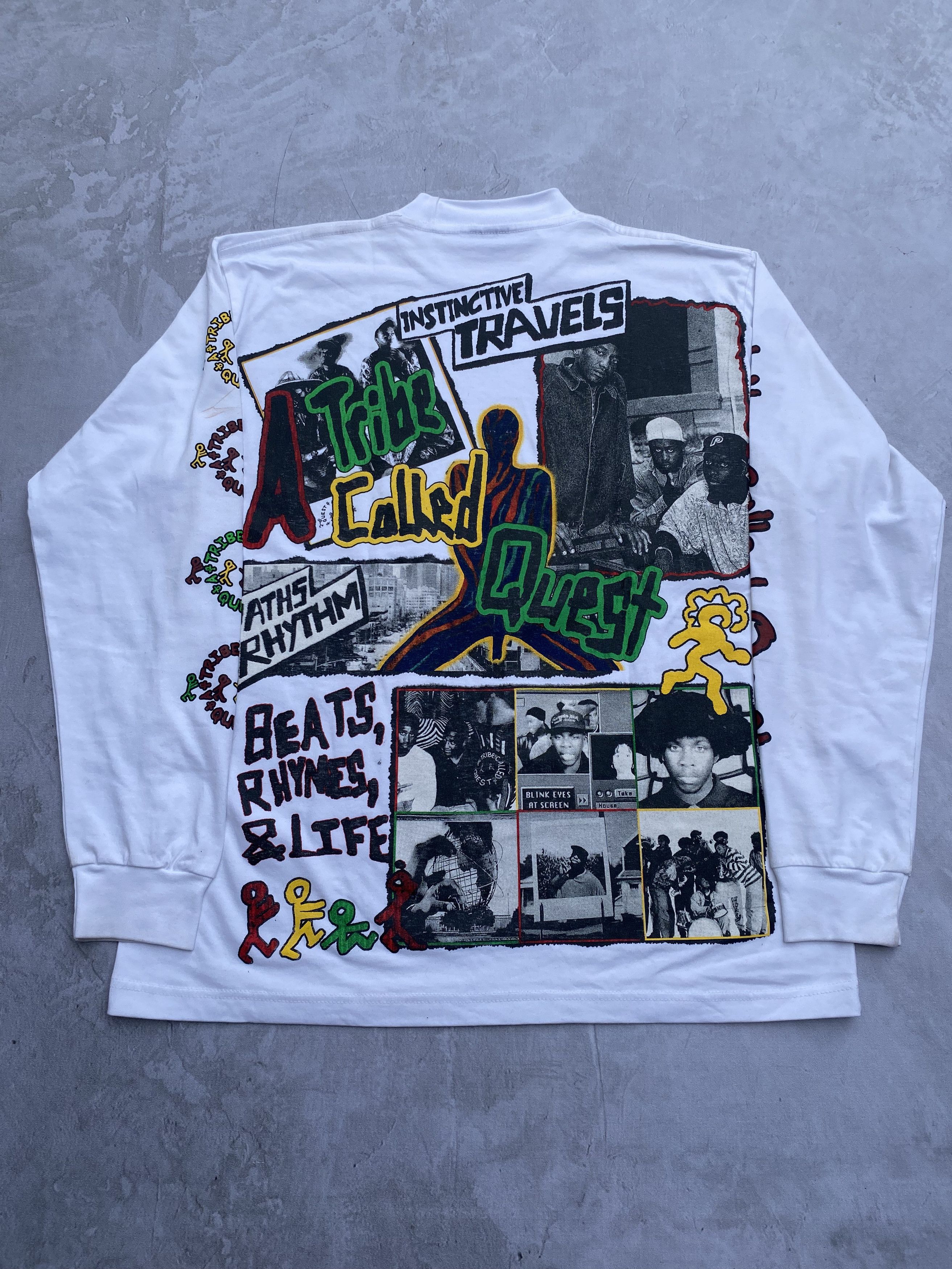 Rap Tees × Vintage × Wu-Tang Clan A Tribe Called Quest Limited Bootleg Longsleeve Size US XL / EU 56 / 4 - 5 Thumbnail