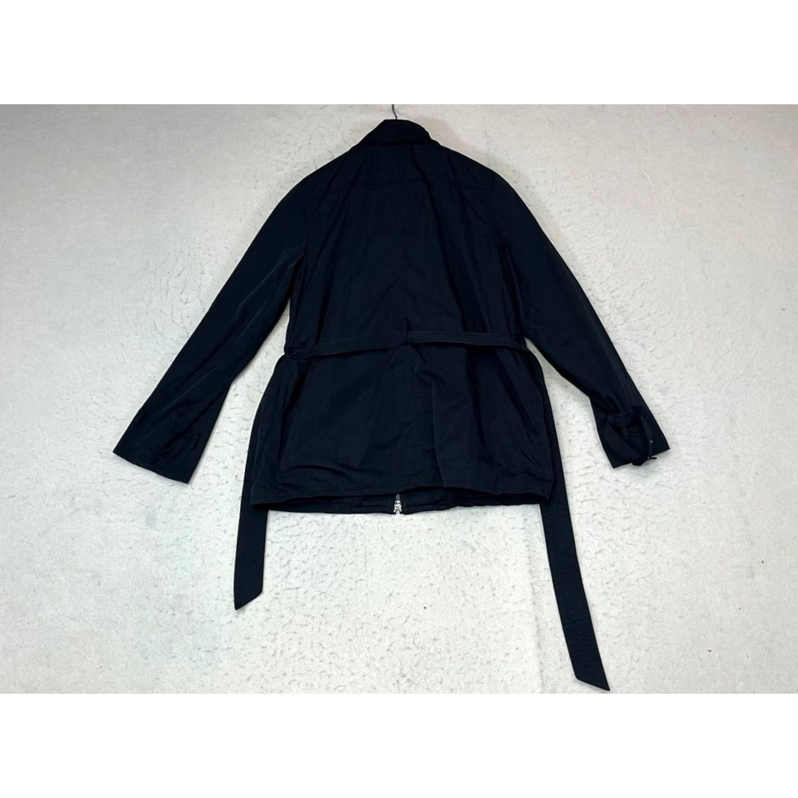 Ralph Lauren Lauren Ralph Jacket Womens M Black Women Windbreaker Full Zip Ruffled Flaws Size M / US 6-8 / IT 42-44 - 2 Thumbnail