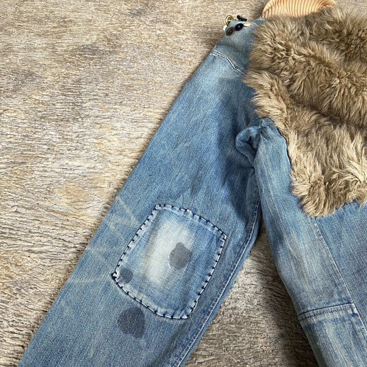 Kapital RARE Kapital Boro Fur Denim Jacket Size US M / EU 48-50 / 2 - 11 Thumbnail