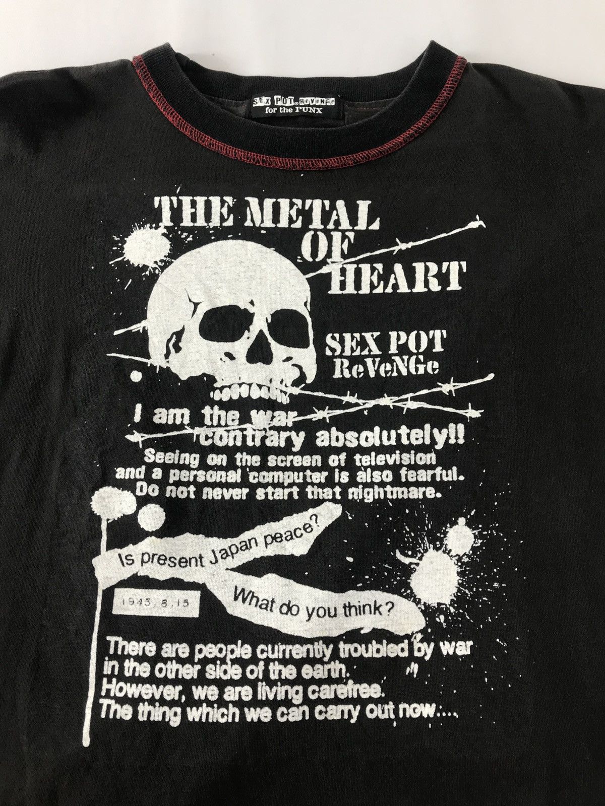 Sex Pot ReVeNGe Sex Pot Revenge For The Punk The Metal Of The Heart Printed Size US M / EU 48-50 / 2 - 4 Thumbnail