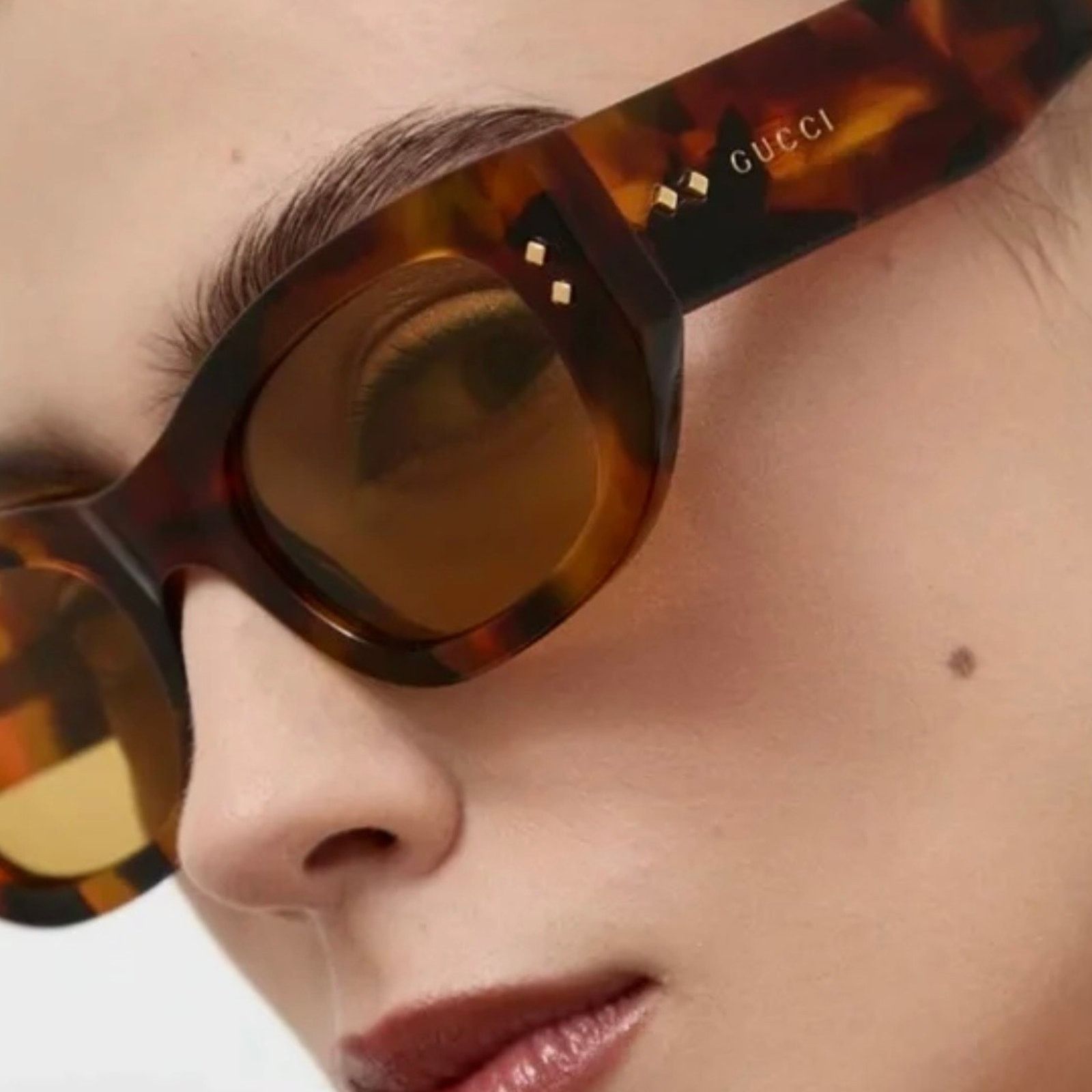Gucci New! GUCCI Sunglasses GG1215S 004, Authentic Size ONE SIZE - 12 Thumbnail