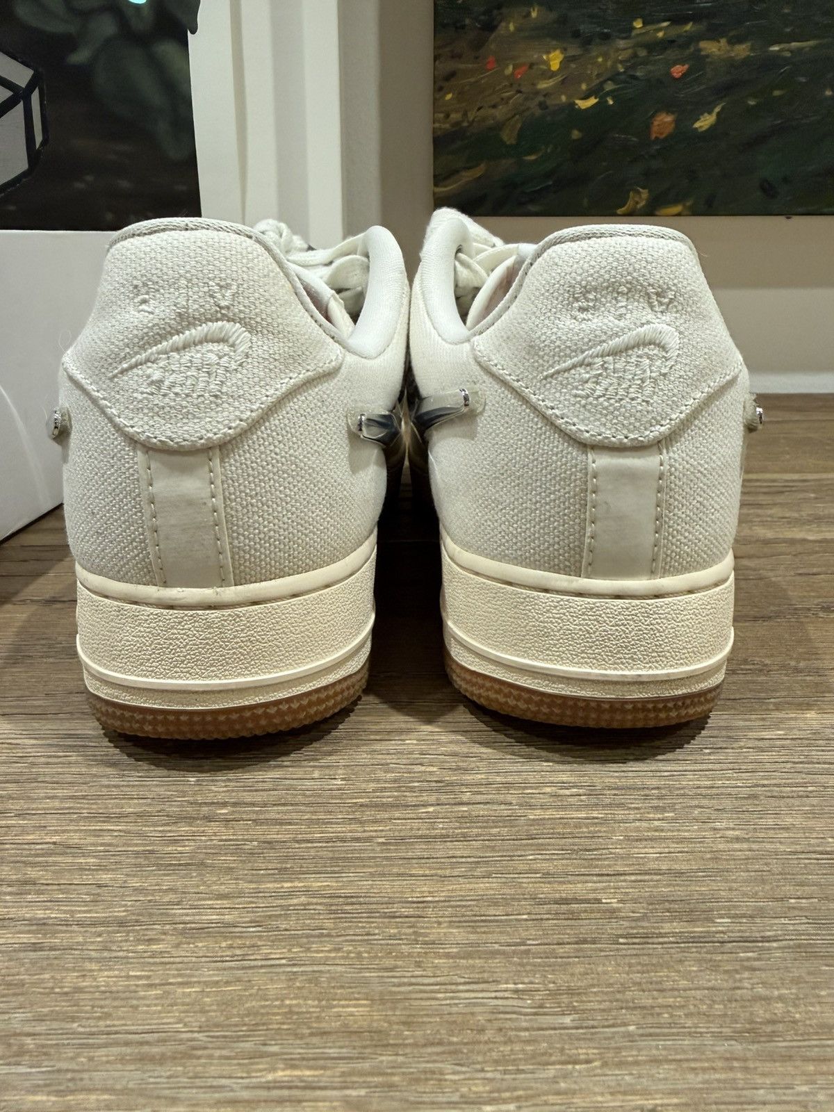 Travis Scott x Nike Air Force 1 Sail - Size 8 - AQ4211 101