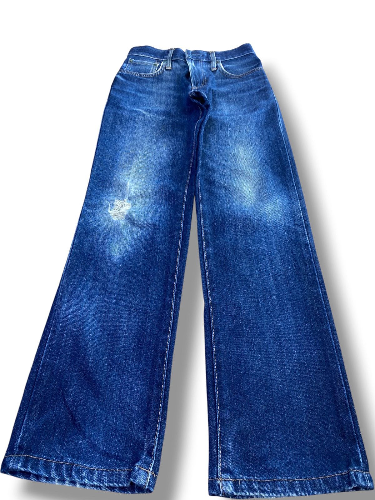 Edwin Vintage Edwin 502 Dark Blue Wash Style Loose Jeans Size US 26 / EU 42 - 1 Thumbnail