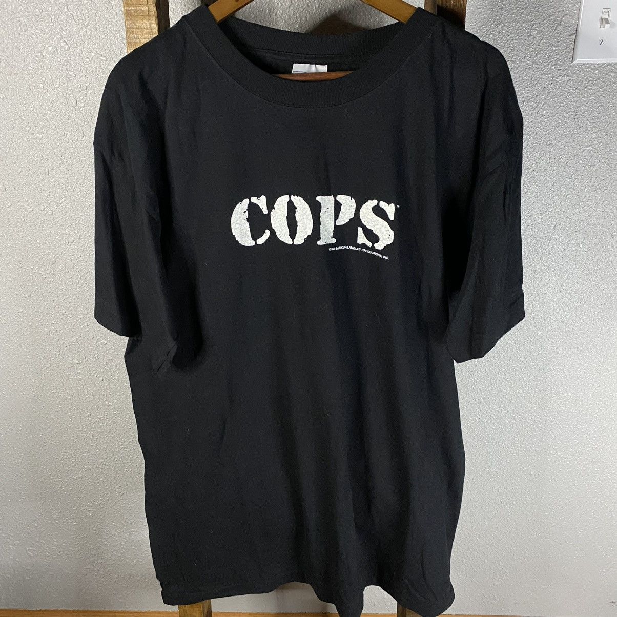 Vintage Vintage COPS TV Show Promo Shirt Size US XL / EU 56 / 4 - 1 Thumbnail